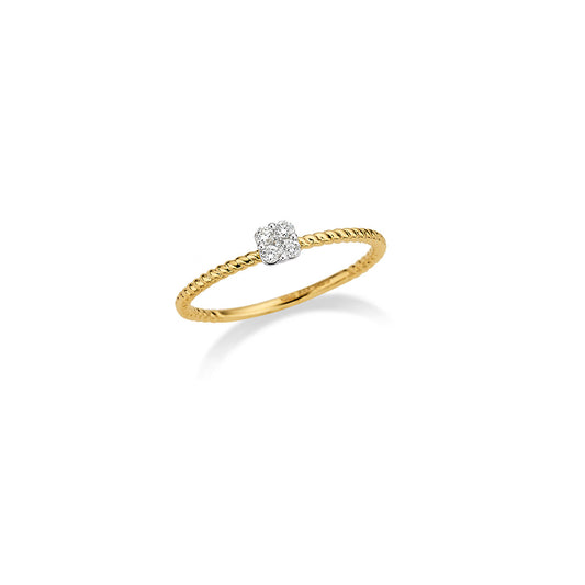 585/- Damenring | 0,09 ct.