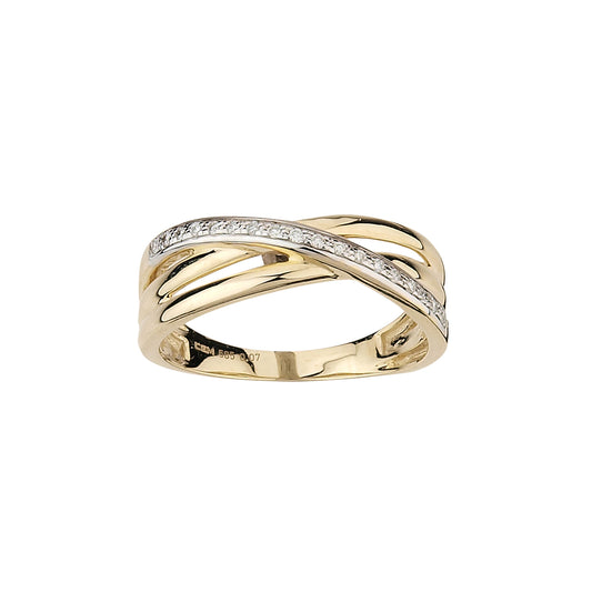 585/- Damenring | 0,07 ct.
