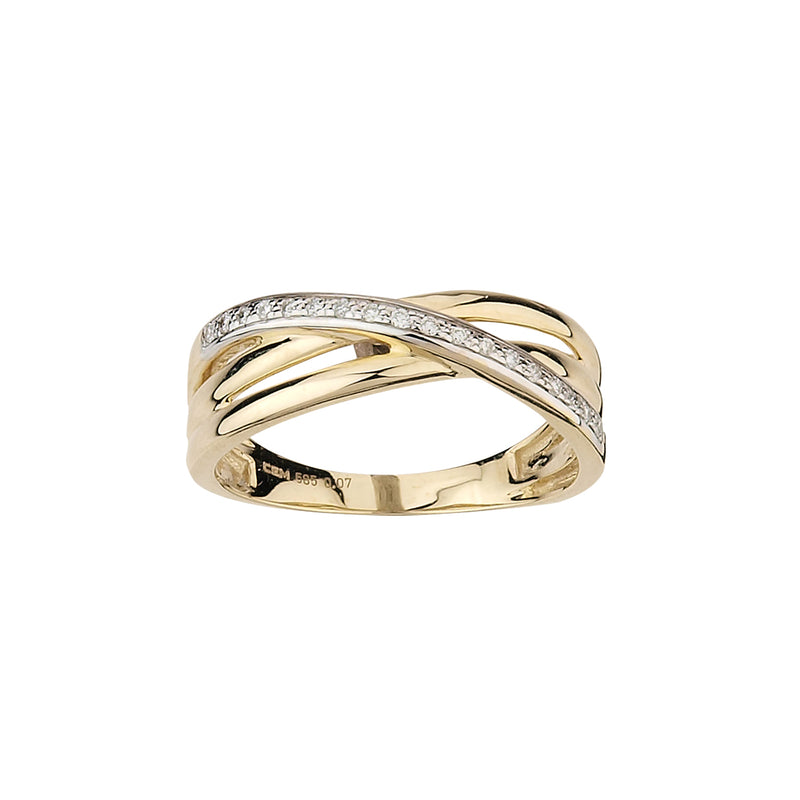 585/- Damenring | 0,07 ct.