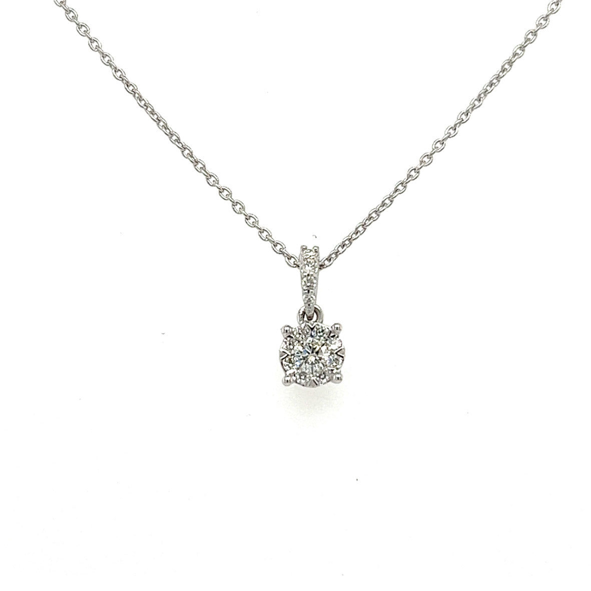 585/- Collier mit Brillanten | 0,18 ct.