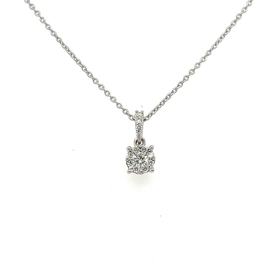 585/- Collier mit Brillanten | 0,18 ct.
