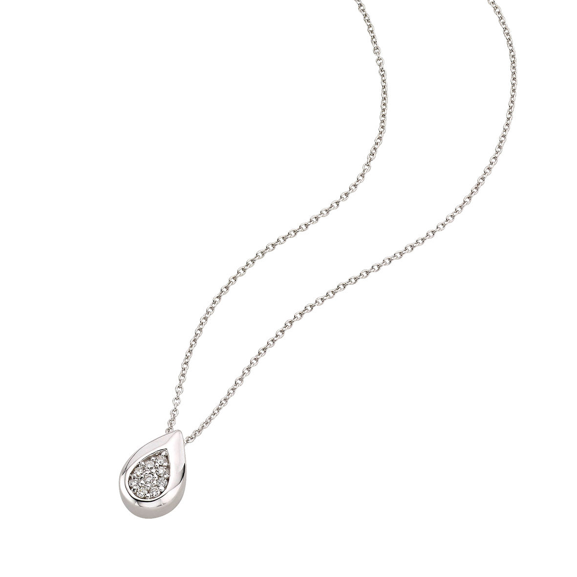585/- Collier mit Brillant | 0,04 ct.