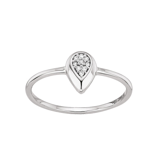 585/- Damenring | 0,04 ct.