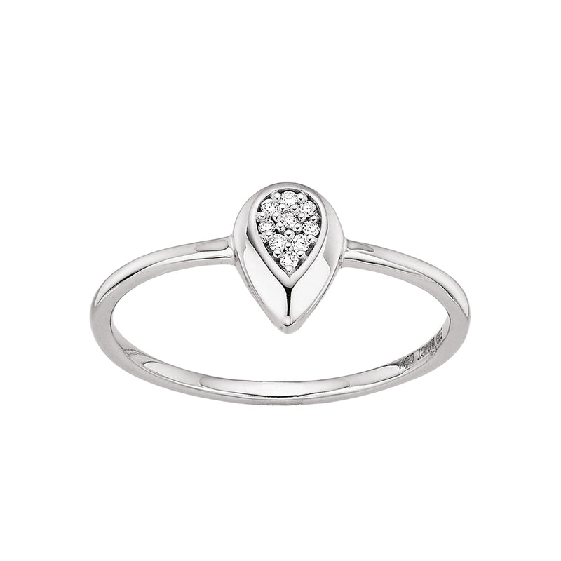 585/- Damenring | 0,04 ct.