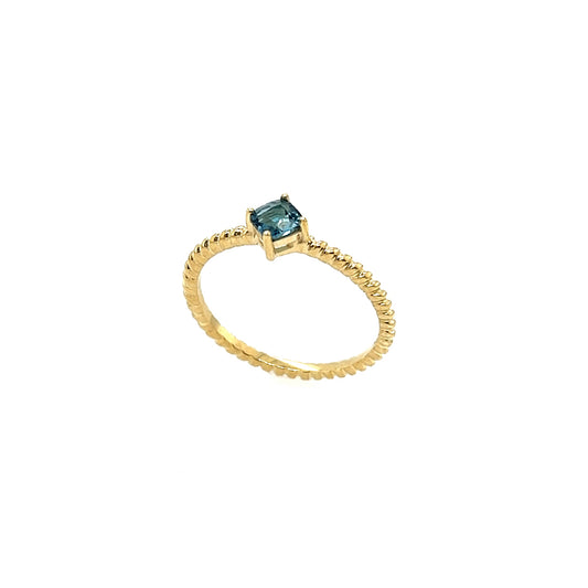 333/- Damenring | Blautopas