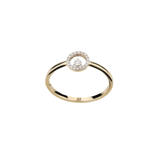 585/- Damenring | 0,07 ct.