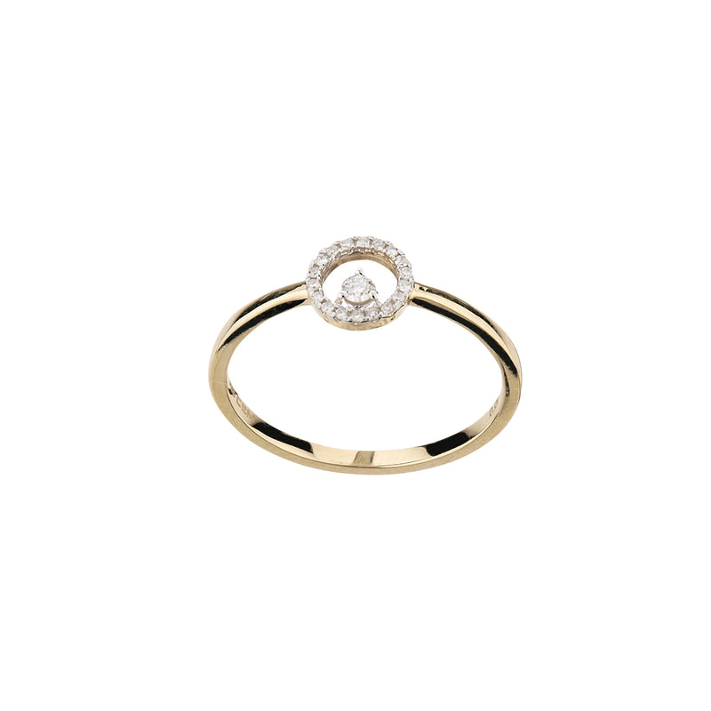 585/- Damenring | 0,07 ct.