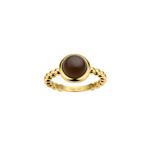 333/- Damenring | Rauchquarz