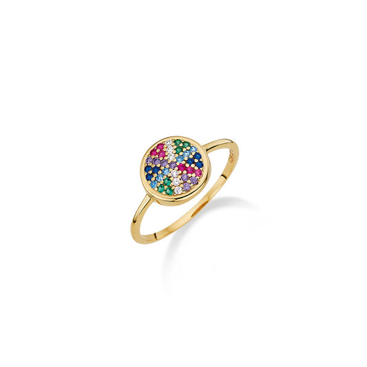 333/- Damenring | Zirkonia multicolor