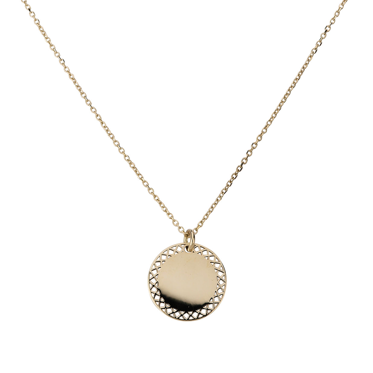 585/- Collier mit Behang