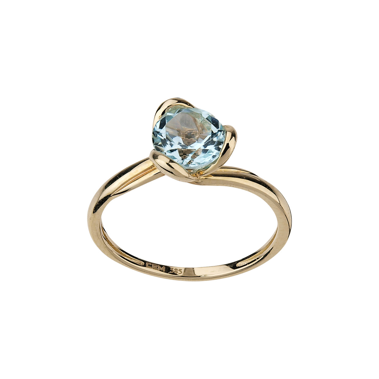 585/- Damenring | Blautopas