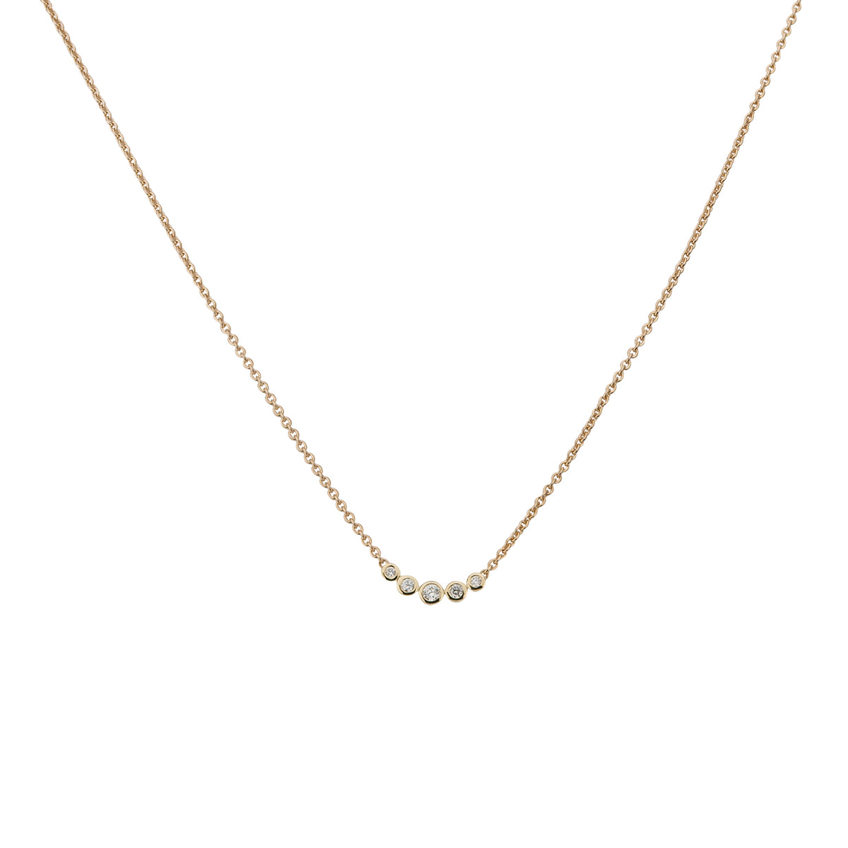 585/- Damencollier | 0,072 ct.
