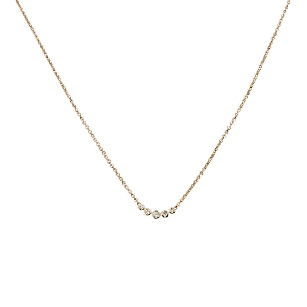 585/- Damencollier | 0,072 ct.
