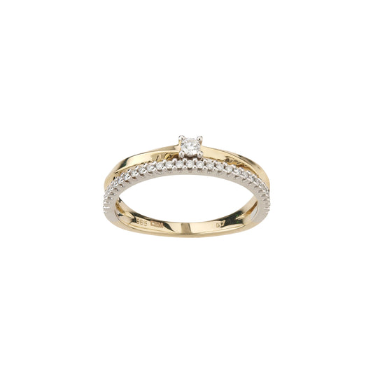 585/- Damenring | 0,17 ct.