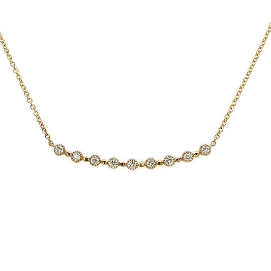585/- Damencollier | 0,12 ct.