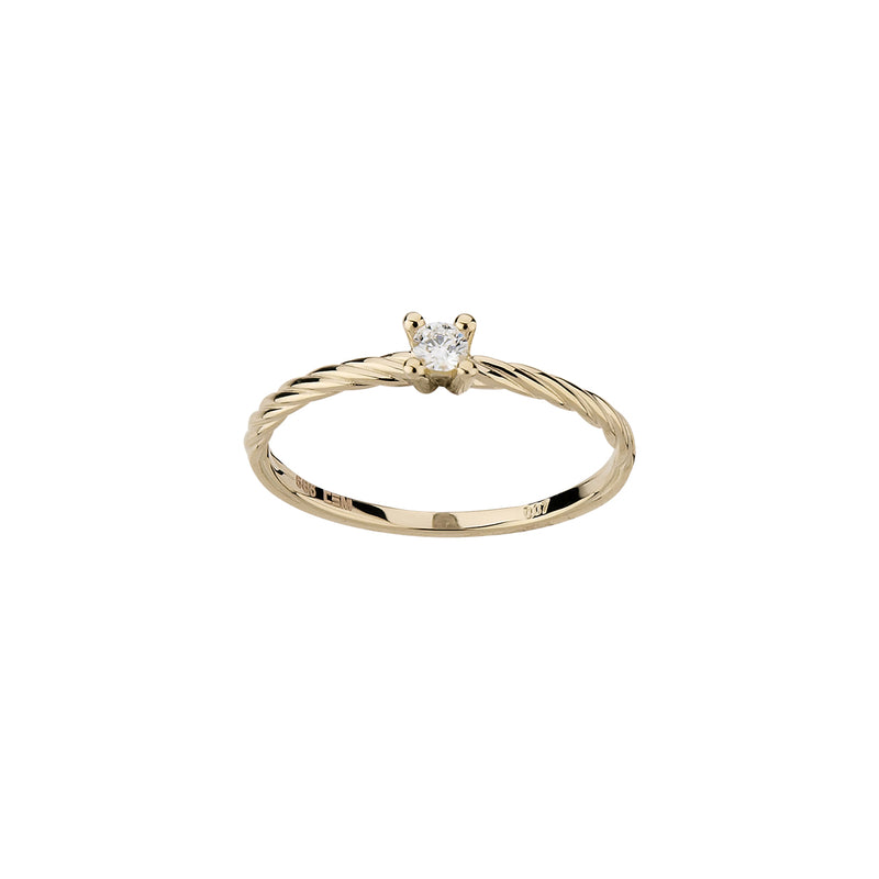 585/- Damenring | 0,07 ct.