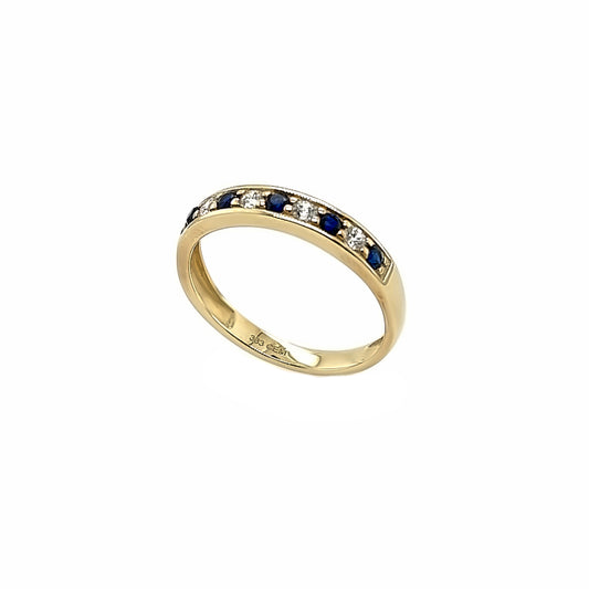 333/- Damenring | synt. Rubin u. Zirkonia