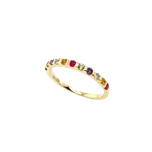 333/- Damenring | Farbsteine multicolor