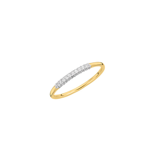 585/- Damenring | 0,18 ct.