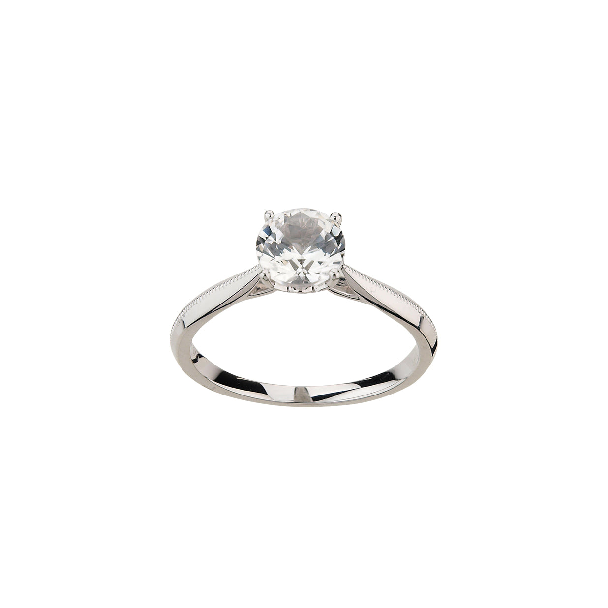 585/- Damenring | Saphir weiß