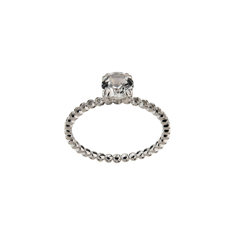 585/- Damenring | Saphir weiß