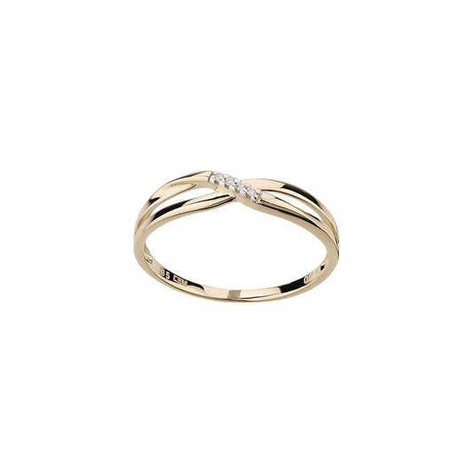 585/- Damenring | 0,02 ct.