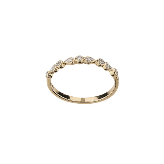 585/- Damenring | 0,06 ct.