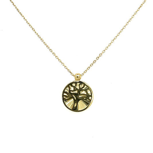 333/- Collier mit Lebensbaum