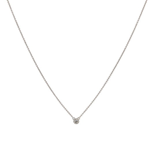 585/- Damencollier | Saphir weiß