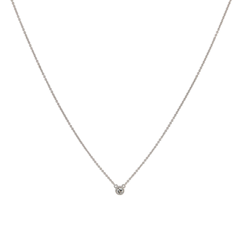 585/- Damencollier | Saphir weiß