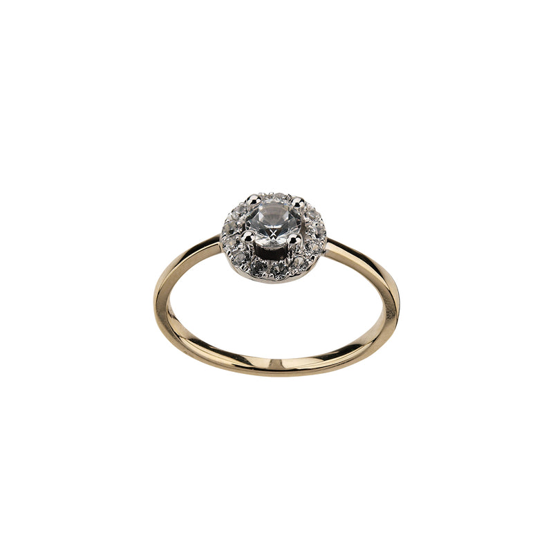 585/- Damenring | Saphir weiß