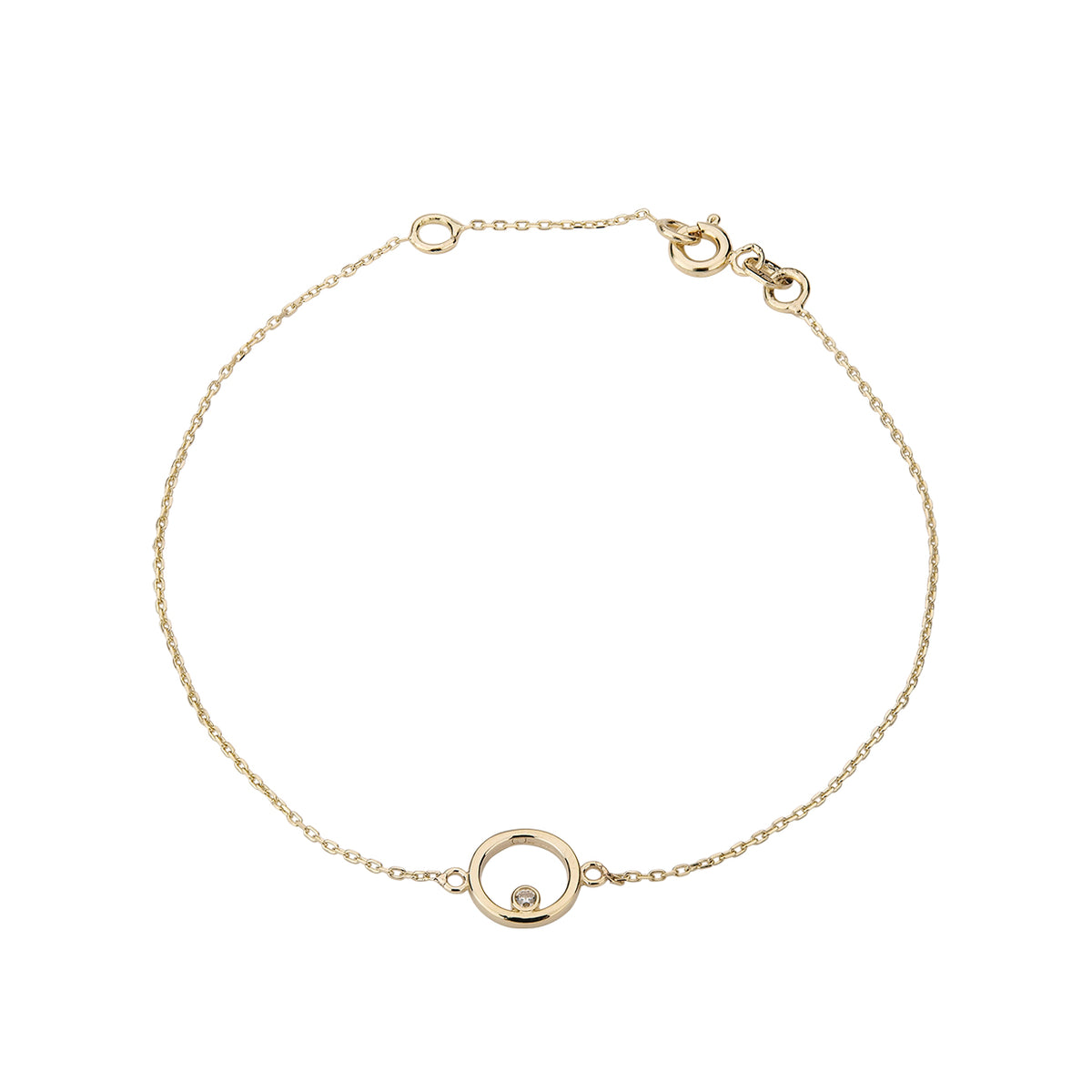 585/- Armband mit Zirkonia