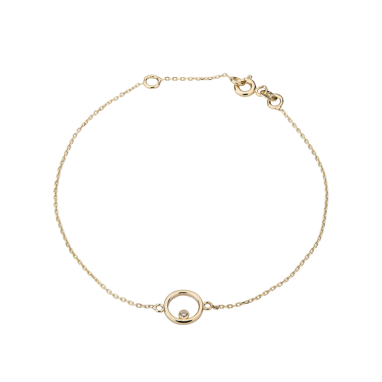 585/- Armband mit Zirkonia