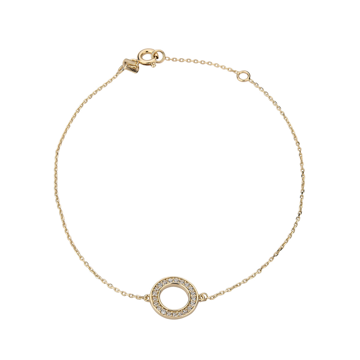 585/- Armband mit Zirkonia
