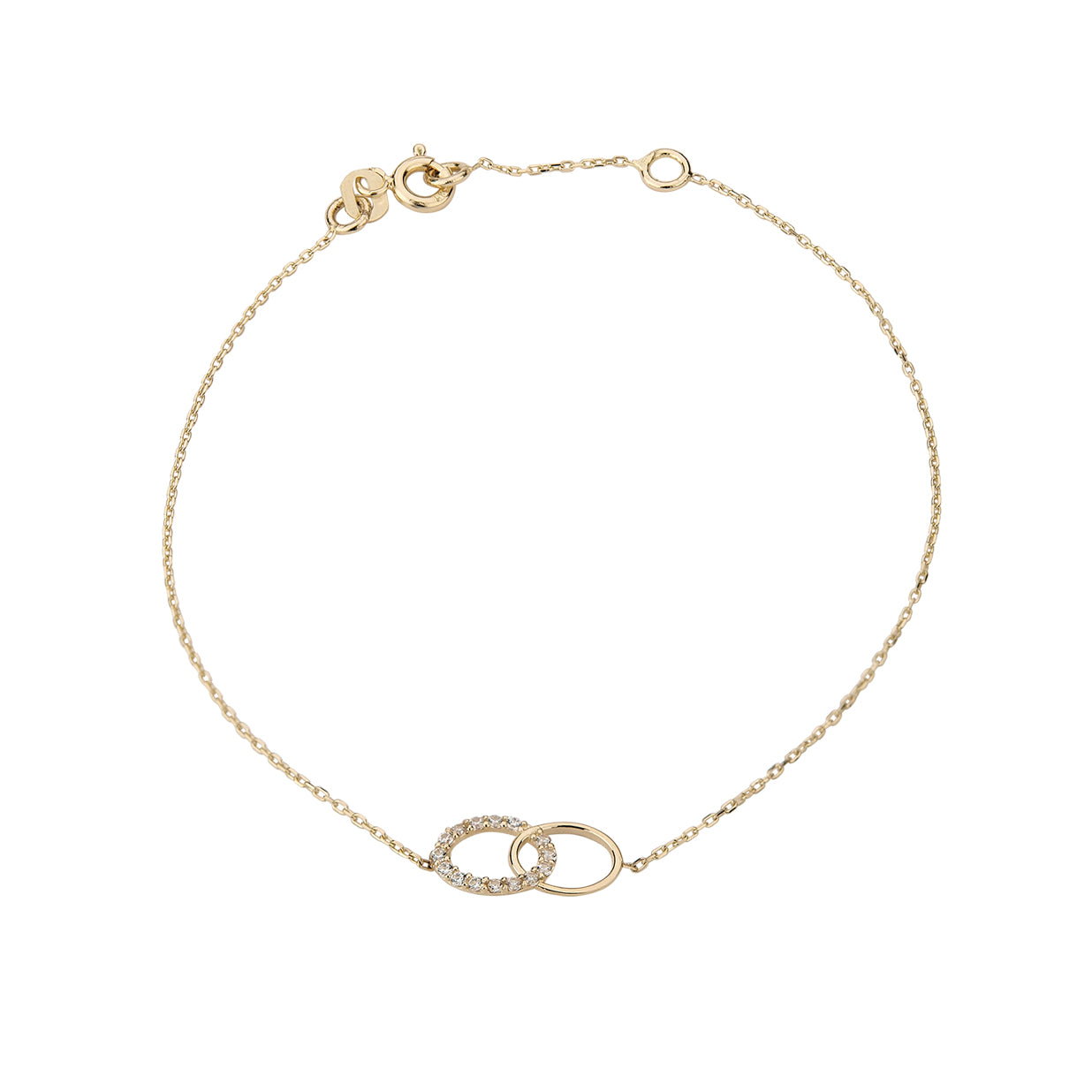 585/- Armband mit Zirkonia
