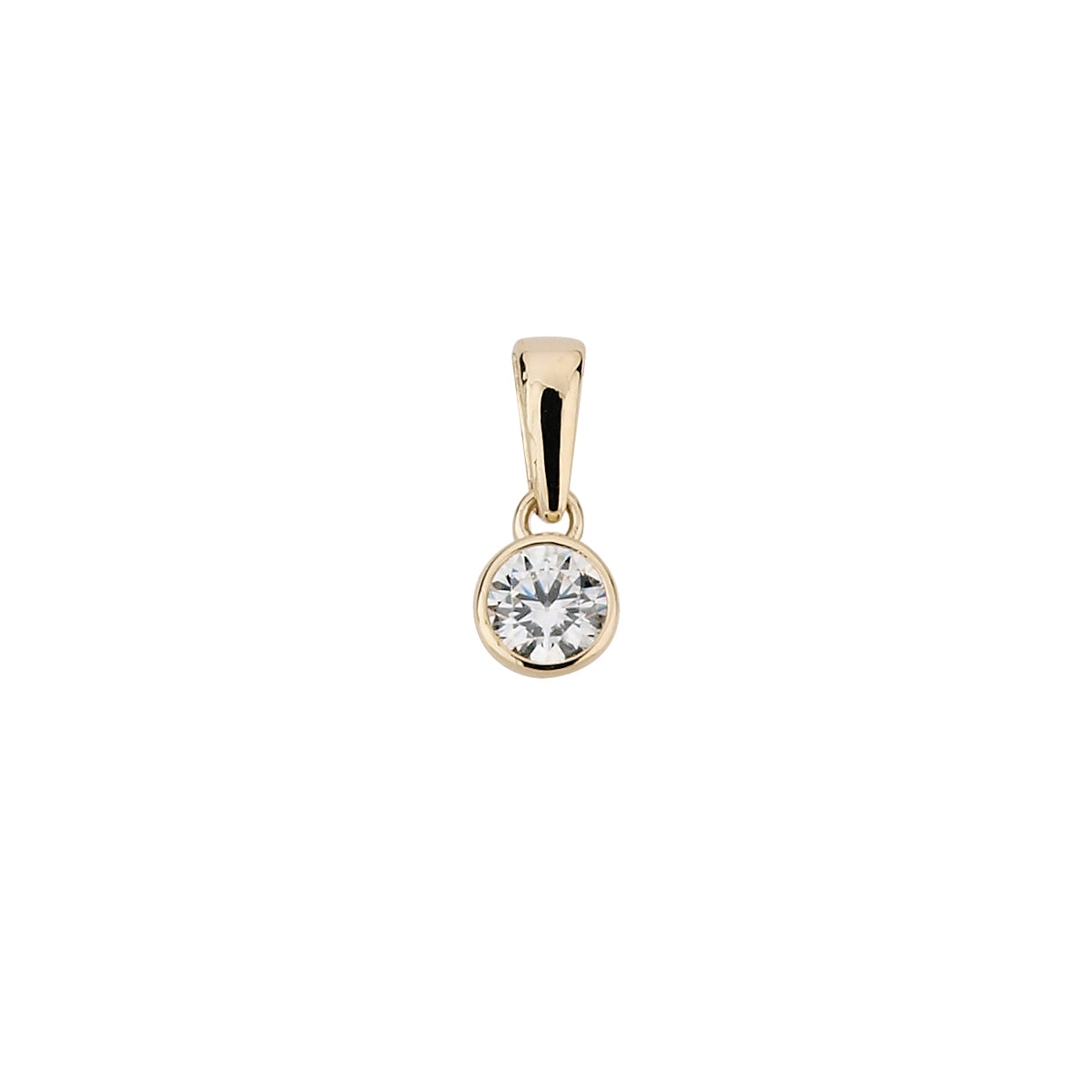 585/- Anhänger | Zirkonia