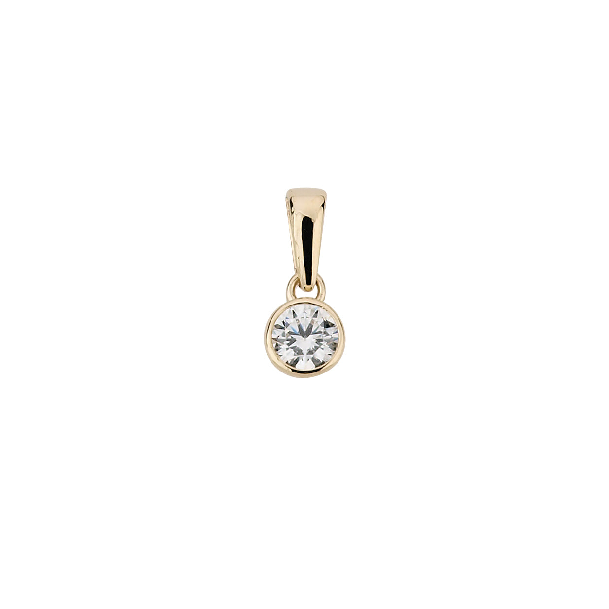 585/- Anhänger | Zirkonia