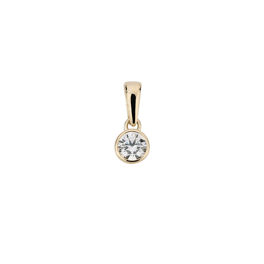 585/- Anhänger | Zirkonia