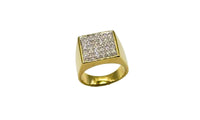 DIAMANT RING 585 14K SIEGELRING