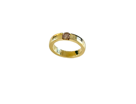 Solitär Ring 585 14KT 0,51 CT VS/SI HB 1