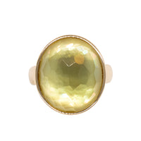 14 Karat Roségold Ring 585 Topas