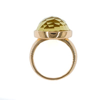 14 Karat Roségold Ring 585 Topas