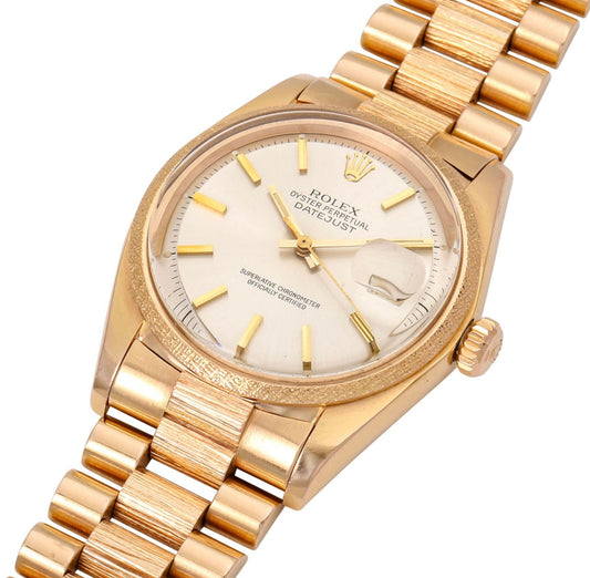 ROLEX seltene Vintage Datejust 36 "Florentine", Ref. 1611. Ca. 1972.