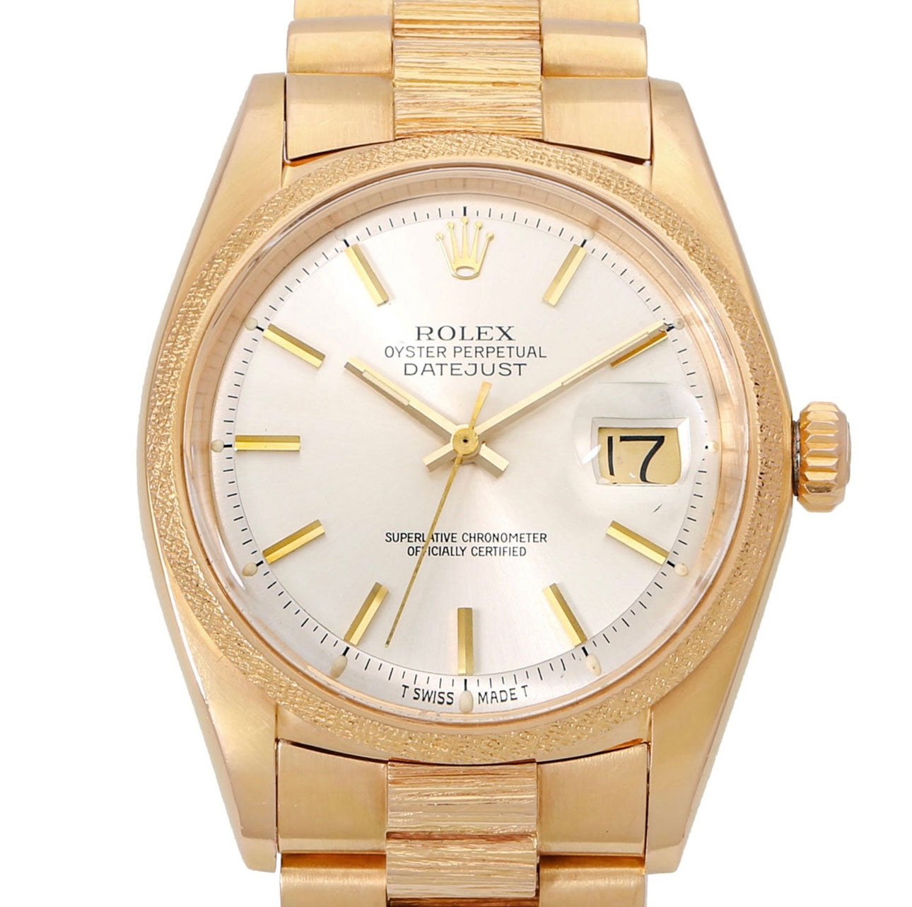 ROLEX seltene Vintage Datejust 36 "Florentine", Ref. 1611. Ca. 1972.